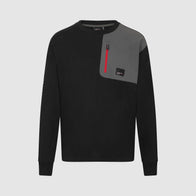 PORSCHE FW MENS UTILITY LS TEE - black
