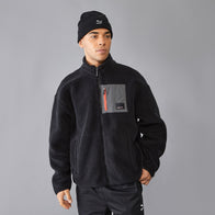 PORSCHE FW UTILITY SHERPA FLEECE - black