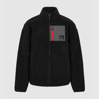PORSCHE FW UTILITY SHERPA FLEECE - black