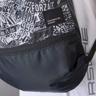 PORSCHE FW QUOTED AOP PULL BAG - black