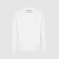 AMF1 FW LOGO CREW SWEAT - white