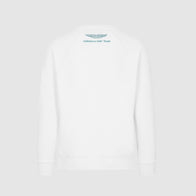 AMF1 FW LOGO CREW SWEAT - white