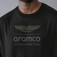AMF1 FW LOGO STEALTH TEE - black
