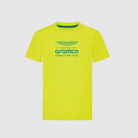 AMF1 FW KIDS LOGO TEE - lime