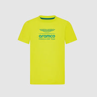 AMF1 FW KIDS LOGO TEE - lime