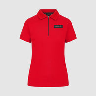 PORSCHE FW WOMENS POLO - red