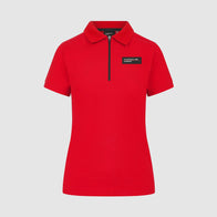 PORSCHE FW WOMENS POLO - red