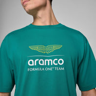 AMF1 FW MENS LARGE LOGO TEE - green