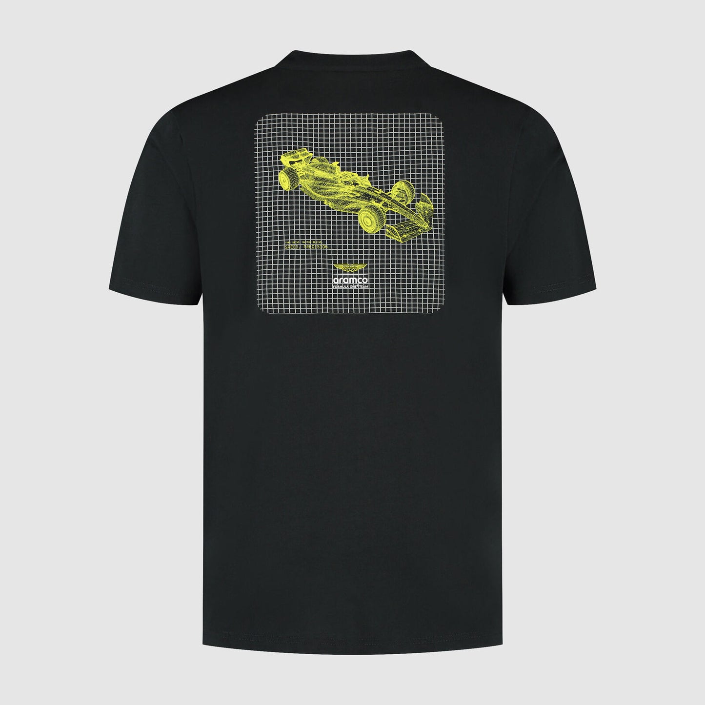 AMF1 FW MENS WIREFRAME GRAPHIC TEE - black