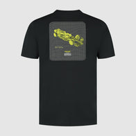 AMF1 FW MENS WIREFRAME GRAPHIC TEE - black