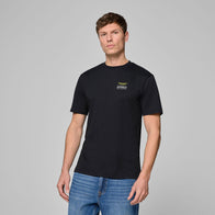 AMF1 FW MENS GRID GRAPHIC TEE - black
