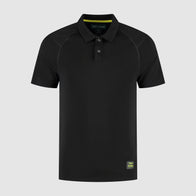 AMF1 FW MENS SEAMLESS POLO - black