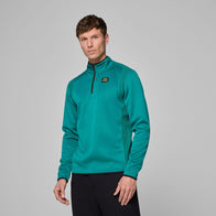 AMF1 FW MENS 1/4 ZIP SWEAT - green