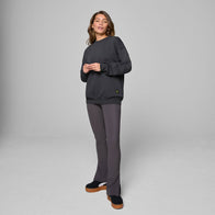 AMF1 FW WOMENS CREW SWEAT - black