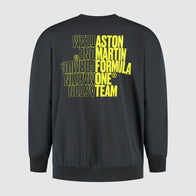 AMF1 FW WOMENS CREW SWEAT - black