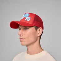 F1 FW HERITAGE TRUCKER CAP - red