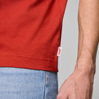F1 FW HERITAGE LOGO TEE - red