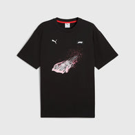 F1 LS SPEED SPLASH TEE - black