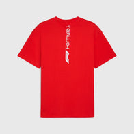 F1 ESS+ TEE - RELAXED - red