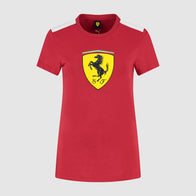 SF FW WOMENS LARGE SHIELD TEE - red