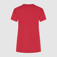 SF FW WOMENS LARGE SHIELD TEE - red