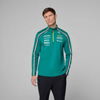 AMF1 RP MENS TEAM 1/4 ZIP - green