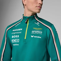 AMF1 RP MENS TEAM 1/4 ZIP - green