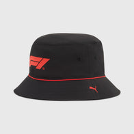 F1 FW BUCKET HAT - black