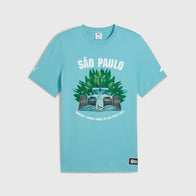 F1 FW SE BRAZIL TEE - blue