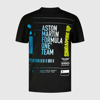 AMF1 FW SE SINGAPORE GP TEE - black