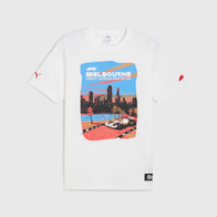F1 FW SE AUSTRALIA TEE - white