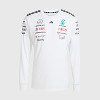 MAPF1 RP MENS DRIVER LS TEE - white
