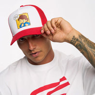 SENNA FW SEN GRAPH TRUCKER CAP - red