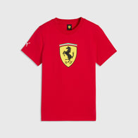 SF FW K LARGE SHIELD TEE - Rosso Corsa