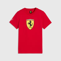 SF FW K LARGE SHIELD TEE - Rosso Corsa