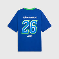 F1 LS Brazil Jersey - blue / green