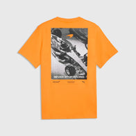 ML LS Graphic Tee - Papaya