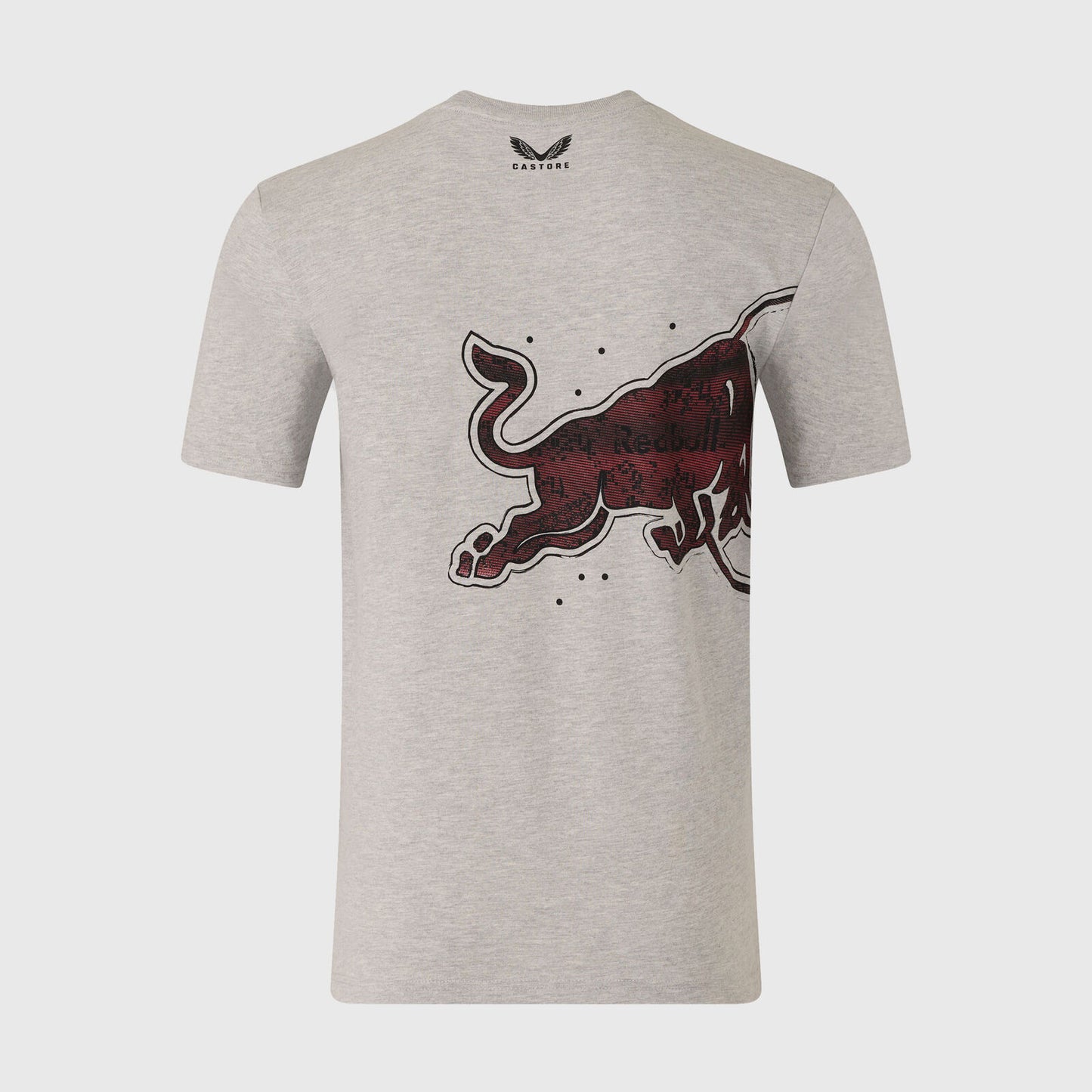 RBR FW UNISEX GRAPHIC BULL TEE - Grey Marl