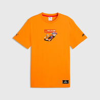 F1 FW SE BELGIUM TEE - Orange Glo