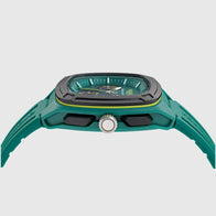 AMF1 OVR SILICONE STRAP WATCH - Green