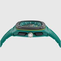 AMF1 OVR SILICONE STRAP WATCH - Green