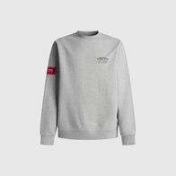 RBR FW MENS EST 2004 CREW - Light Grey Marl