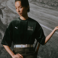 AMF1 LS OVERSIZED SE UK TEE - Green Lux