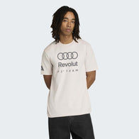 AUDI FW MENS DNA GRAPHIC TEE - Chalk Pearl