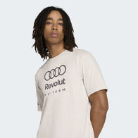 AUDI FW MENS DNA GRAPHIC TEE - Chalk Pearl