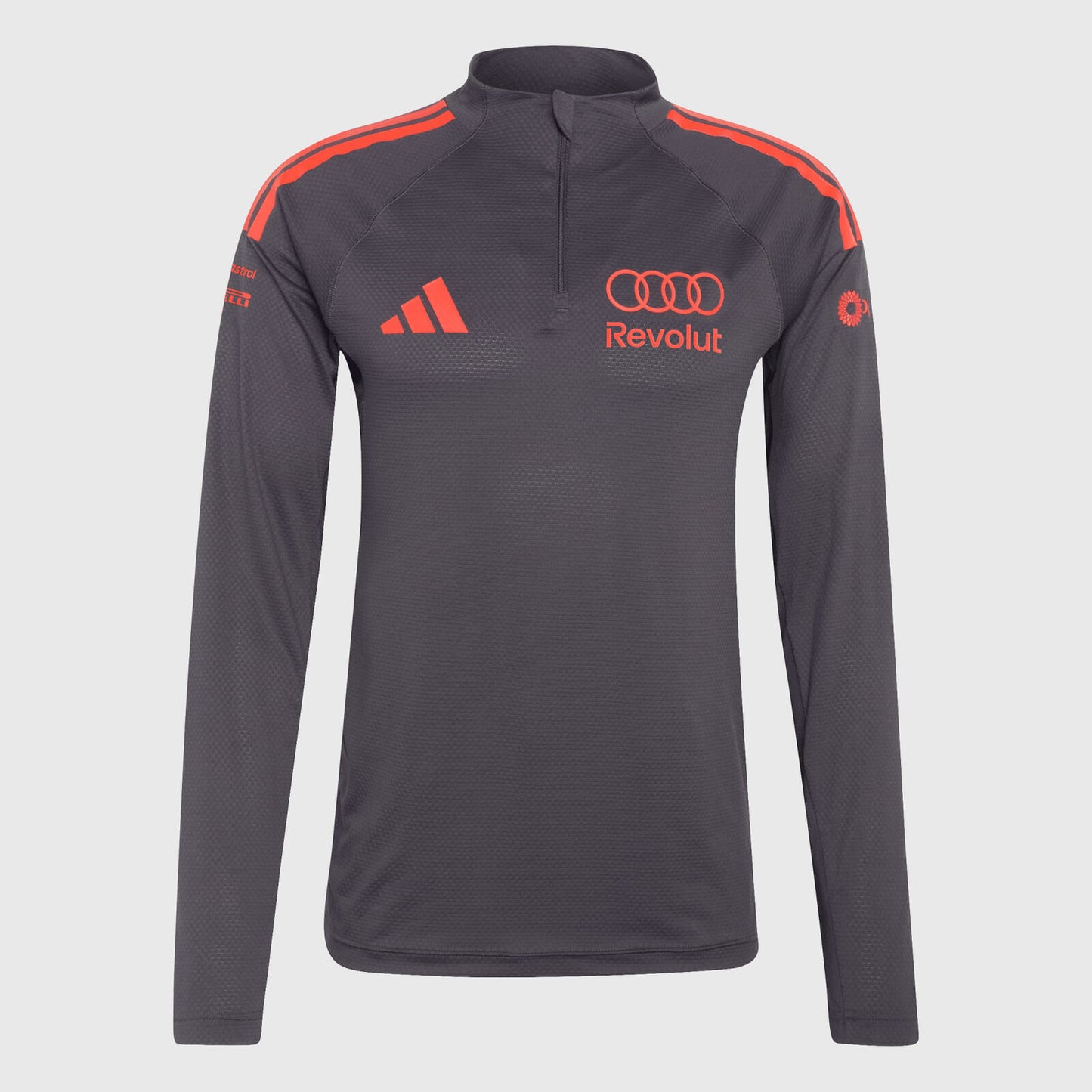 AUDI RP MENS MECHANICS QTR ZIP - Utility Black