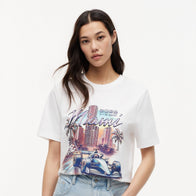 CF1 SE MENS MIAMI GRAPHIC TEE - White