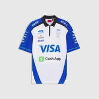 VCARB RP UNISEX TEAM POLO - White