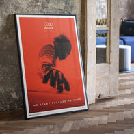AUDI FW 'WE DARE' POSTER - Red