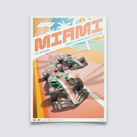 F1 SE MIAMI 2026 LARGE POSTER - Multi